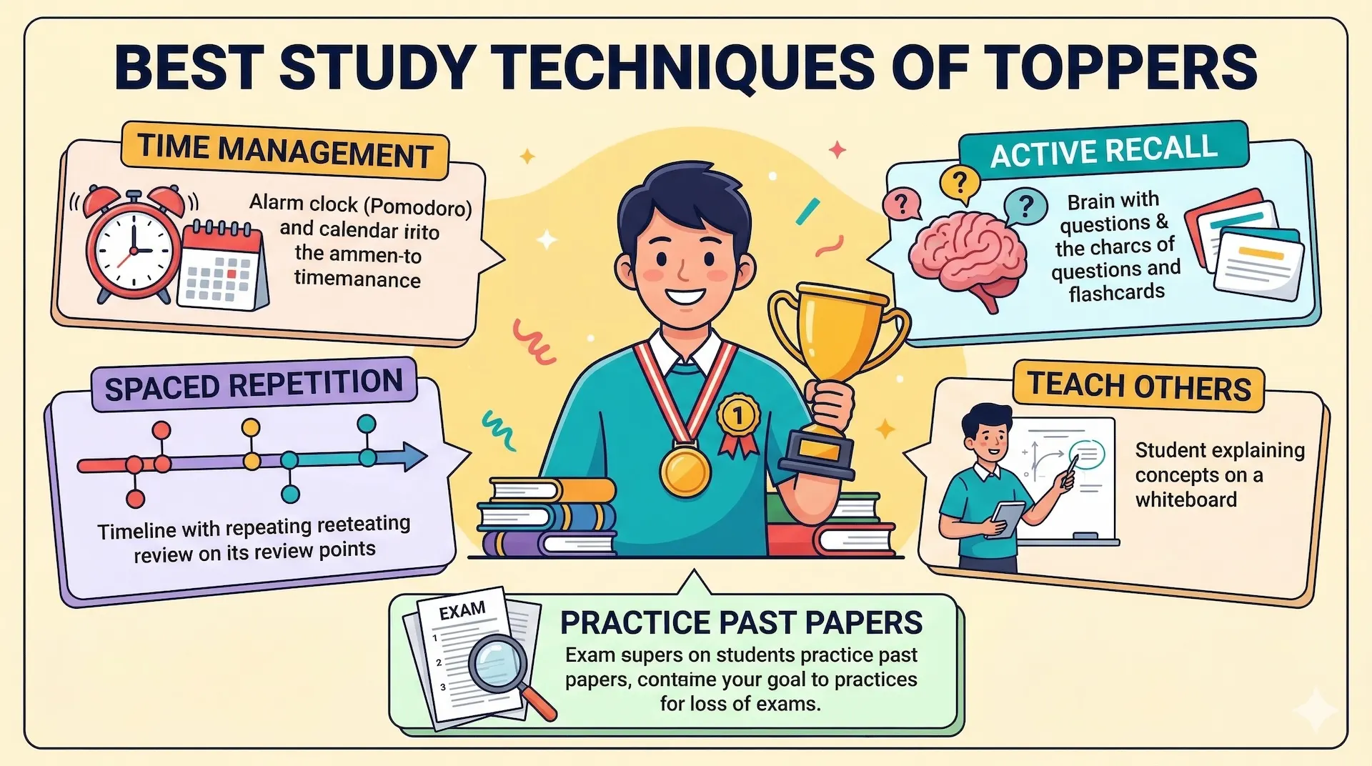 Best Study Techniques of Toppers 