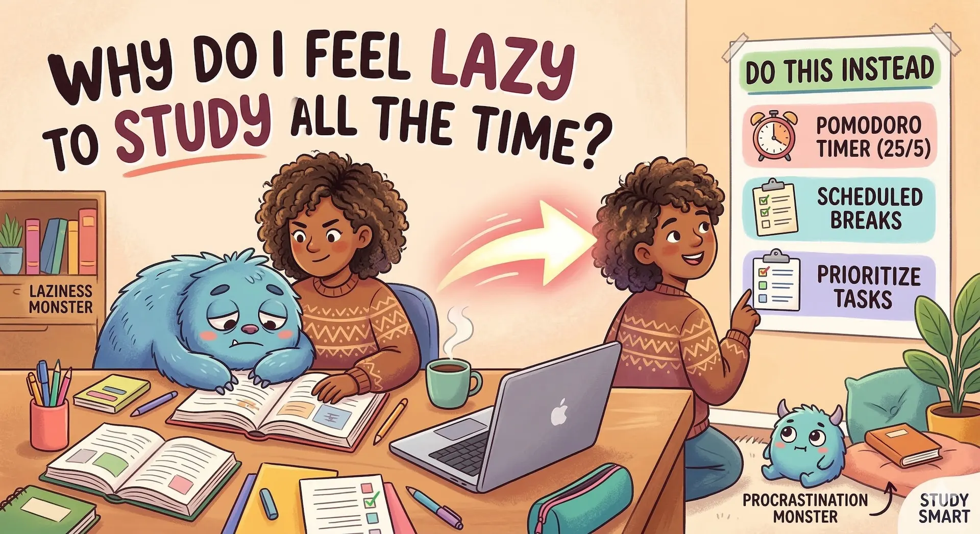 Why Do I Feel Lazy to Study All the Time? Do This Instead