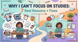 Why I Can’t Focus on Studies: 7 Real Reasons + Fixes