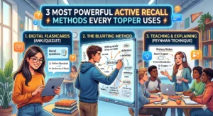 3 Most Powerful Active Recall Methods Every Topper Uses