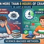 How to Study Just 4 Hours and Retain More Than 8 Hours of Cramming