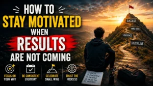 Stay Motivated When Results Are Not Coming