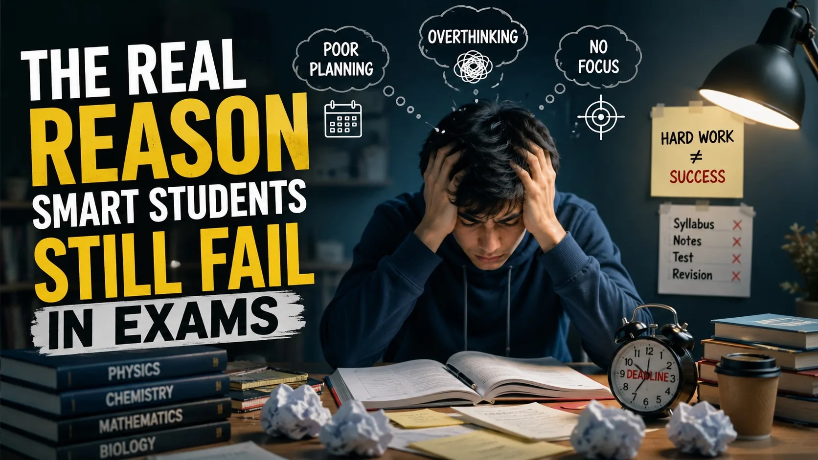 The Real Reason Smart Students Still Fail in Exams
